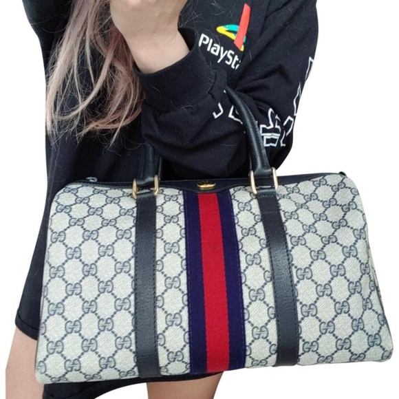 Gucci Handbags - Authentic Vintage Gucci Boston Satchel